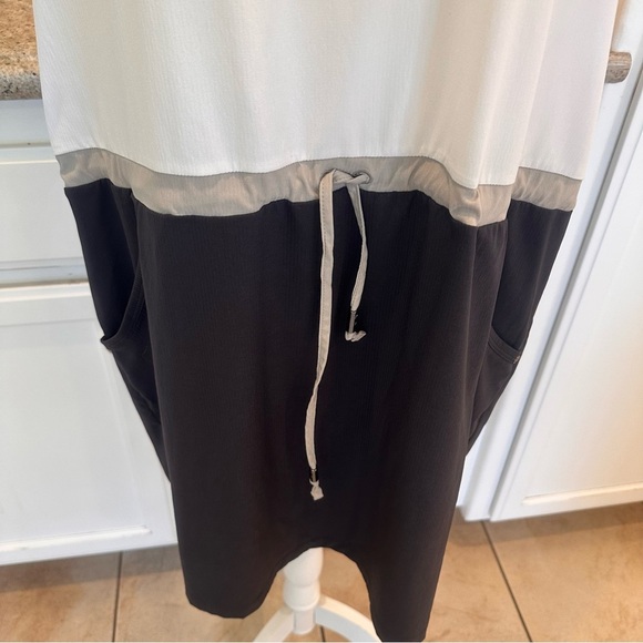 Lole Pullover Two-Tone Casual Dress with Drawstring Waist Size XL - Picture 2 of 9